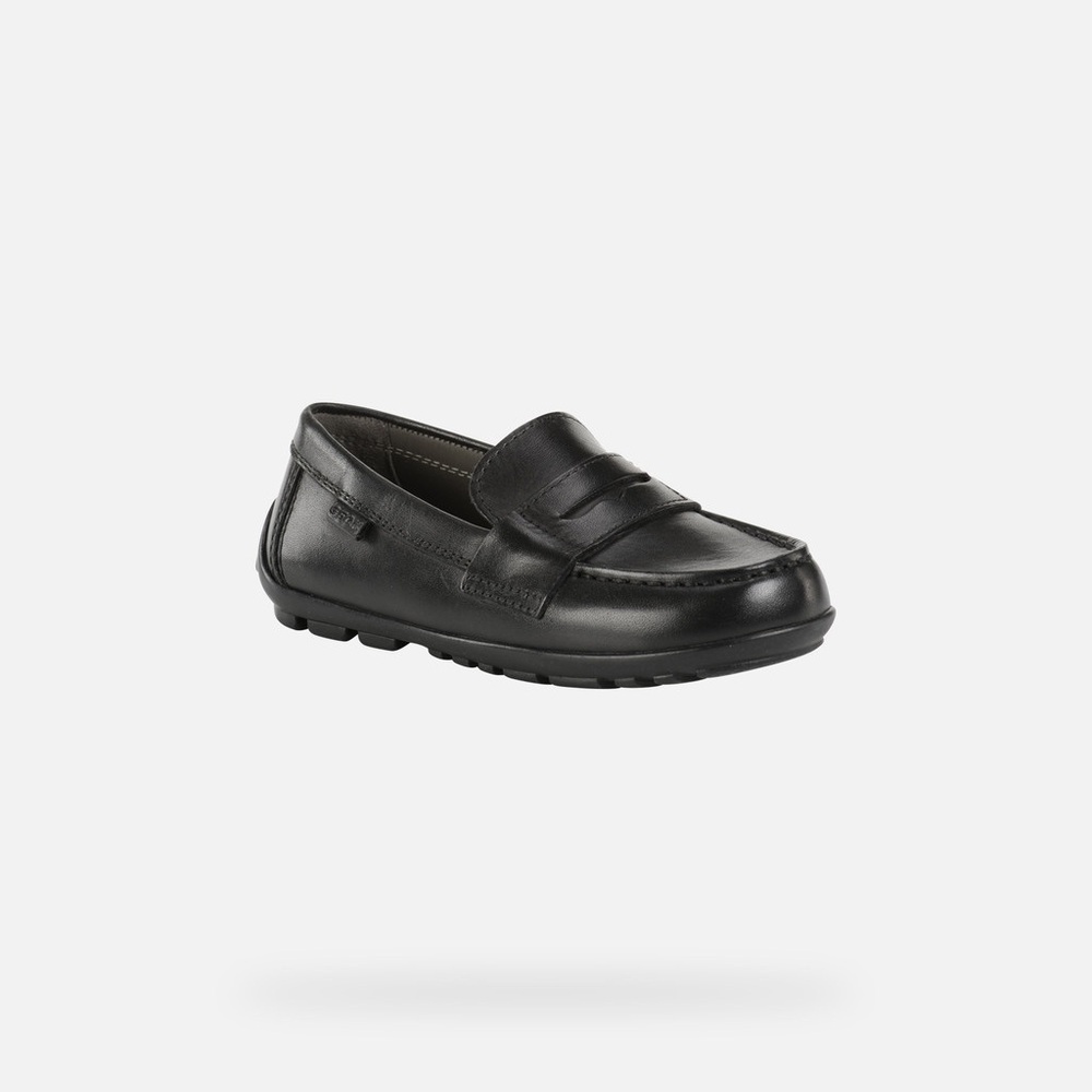 Geox Kids Leather Loafers